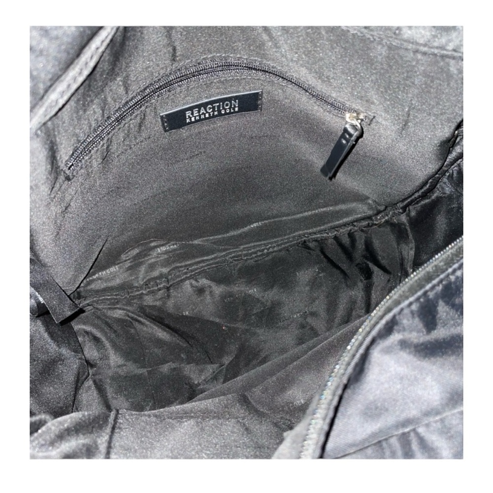 Kenneth Cole Black Backpack Medium Euc - image 3